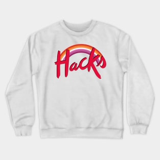 Hacks Lesbian Pride Rainbow Crewneck Sweatshirt